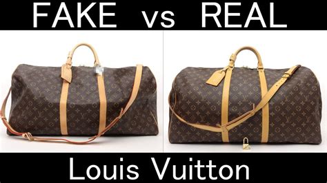 louis vuitton keepall 60 real vs fake|louis vuitton denim keepall.